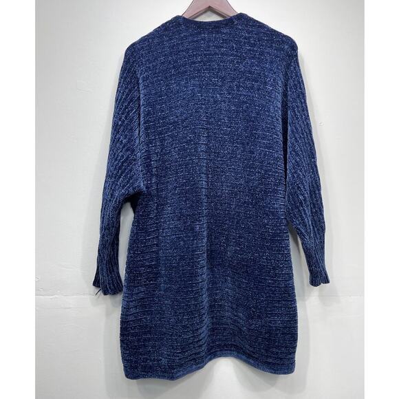 Torrid Chenille Cocoon Open Front Ribbed Sweater / Size-1 - Picture 6 of 14